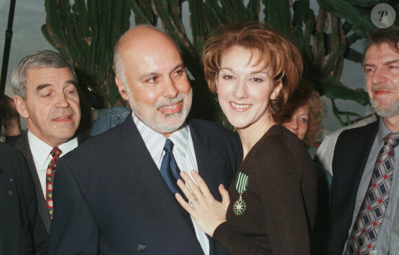 Céline Dion et René Angélil  à Cannes  le 23 janvier 1996