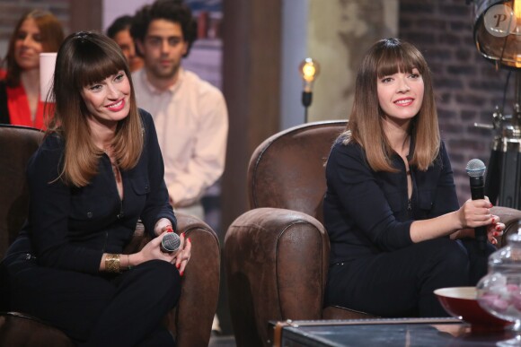 Exclusif - Le groupe Brigitte (Aurélie Saada et Sylvie Hoarau) - Enregistrement de l'émission "Du côté de chez Dave", le 9 décembre 2015. L'émission sera diffusée le 17 janvier sur France 3. ©CVS/Bestimage