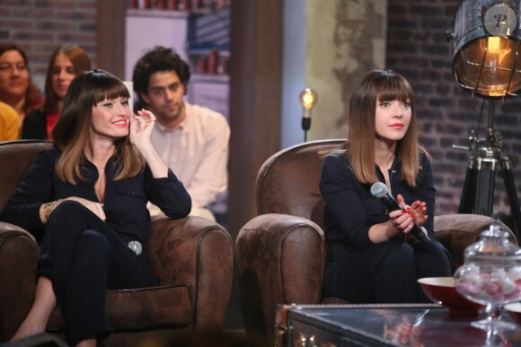Exclusif - Le groupe Brigitte (Aurélie Saada et Sylvie Hoarau) - Enregistrement de l'émission "Du côté de chez Dave", le 9 décembre 2015. L'émission sera diffusée le 17 janvier sur France 3. ©CVS/Bestimage