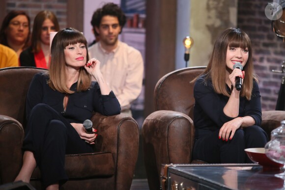 Exclusif - Le groupe Brigitte (Aurélie Saada et Sylvie Hoarau) - Enregistrement de l'émission "Du côté de chez Dave", le 9 décembre 2015. L'émission sera diffusée le 17 janvier sur France 3. ©CVS/Bestimage