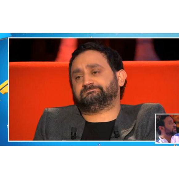 Cyril Hanouna, invité dans Le Divan de Marc-Olivier Fogiel sur France 3. Tournage le 9 janvier 2016.