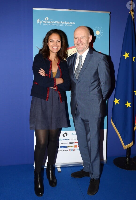 Jean-Paul Salomé (Président d'UniFrance) et Isabelle Giordano (Directrice Générale d'UniFrance) - Remise du premier prix "French Cinema Award" au Quai dOrsay à Paris le 15 janvier 2016