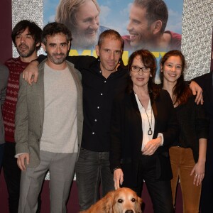 Exclusif - Sébastien Fechner, Medi Sadoun, Chantal Lauby, Léa Lopez - Avant-première du film "La Dream Team" de Thomas Sorriaux au Gaumont Opéra à Paris le 14 janvier 2016.