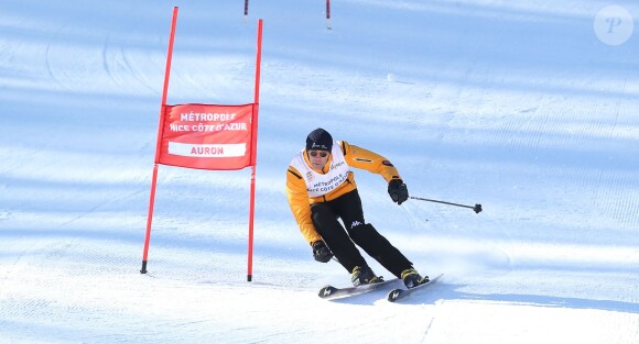 Le prince Emmanuel-Philibert de Savoie - World Stars Ski Event au profit de l'association AS Star Team for Children le 16 janvier 2016 à Auron.