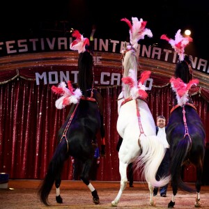 Image de la 3e soirée du 40e Festival International du Cirque de Monte-Carlo, le 16 janvier 2016 au chapiteau de Fontvieille à Monaco. © Eric Mathon / Pool Monaco / Bestimage