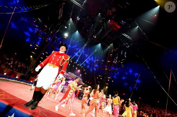 Image de la 3e soirée du 40e Festival International du Cirque de Monte-Carlo, le 16 janvier 2016 au chapiteau de Fontvieille à Monaco. © Eric Mathon / Pool Monaco / Bestimage