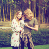 Jaime King célèbre les six mois de son fils Leo Thames aux côtés de sa marraine, la chanteuse Taylor Swift. Photo publiée sur Instagram, le 17 janvier 2016.