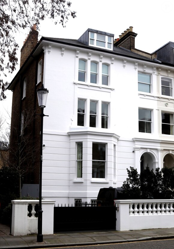 La maison de James Matthews dans la quartier de Chelsea, à Londres, le 18 janvier 2016, où Pippa Middleton se serait installée, à peine plus de deux mois après le début de leur relation.