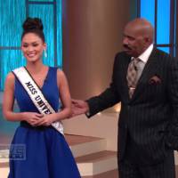 Miss Univers 2015 : Steve Harvey, retrouvailles salées avec ses deux "victimes"