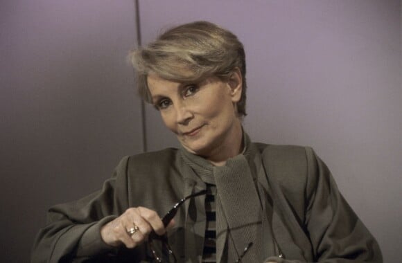 Madame Claude le 6 mai 1986 sur un plateau de télé à Paris