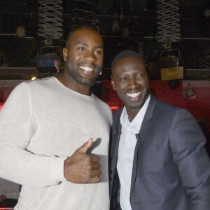 Teddy Riner et Omar Sy - Enregistrement de l'émission "Vivement Dimanche" à Paris le 20 Janvier 2016 et qui sera diffusée le 24 Janvier 2016. Invité principal Omar Sy.