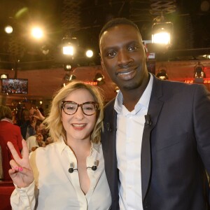 Marilou Berry et Omar Sy - Enregistrement de l'émission "Vivement Dimanche" à Paris le 20 Janvier 2016 et qui sera diffusée le 24 Janvier 2016. Invité principal Omar Sy.