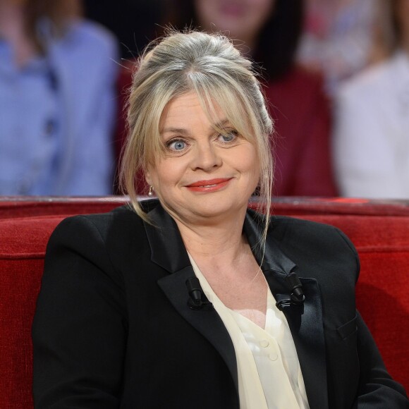 Isabelle Nanty - Enregistrement de l'émission "Vivement Dimanche" à Paris le 20 Janvier 2016 et qui sera diffusée le 24 Janvier 2016.