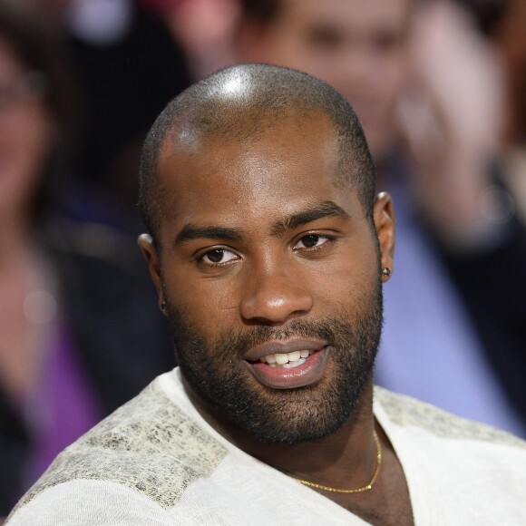 Teddy Riner - Enregistrement de l'émission "Vivement Dimanche" à Paris le 20 Janvier 2016 et qui sera diffusée le 24 Janvier 2016.