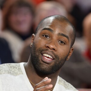 Teddy Riner - Enregistrement de l'émission "Vivement Dimanche" à Paris le 20 Janvier 2016 et qui sera diffusée le 24 Janvier 2016.