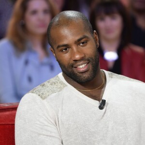 Teddy Riner - Enregistrement de l'émission "Vivement Dimanche" à Paris le 20 Janvier 2016 et qui sera diffusée le 24 Janvier 2016.