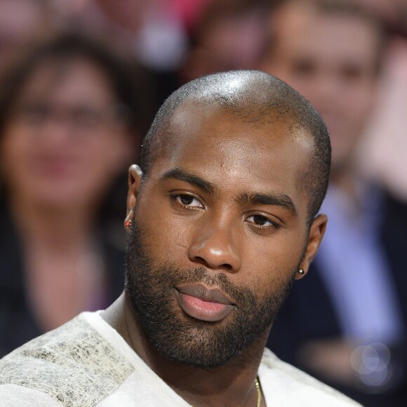 Teddy Riner - Enregistrement de l'émission "Vivement Dimanche" à Paris le 20 Janvier 2016 et qui sera diffusée le 24 Janvier 2016.