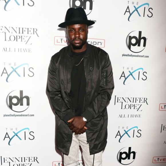 Dayo Okeniyi - Arrivée des people à la première représentation de "All I Have", le nouveau show de Jennifer Lopez, au Planet Hollywood Resort & Casino à Las Vegas, le 20 janvier 2016.