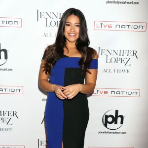 Gina Rodriguez - Arrivée des people à la première représentation de "All I Have", le nouveau show de Jennifer Lopez, au Planet Hollywood Resort & Casino à Las Vegas, le 20 janvier 2016.