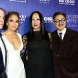 Casper Smart, sa compagne Jennifer Lopez, Eva Chow et son mari Michael Chow lors de l'after party "Jennifer Lopez : All I have" et de l'inauguration du restaurant Mr Chow à Las Vegas, le 20 janvier 2016.
