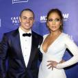 Casper Smart et sa compagne Jennifer Lopez lors de l'after party "Jennifer Lopez : All I have" et de l'inauguration du restaurant Mr Chow à Las Vegas, le 20 janvier 2016.