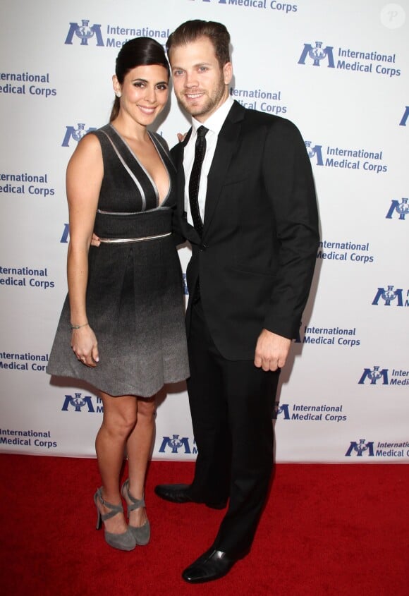 Jamie-Lynn Sigler, Cutter Dykstra - Dîner annuel "International Medical Corps" à l'hôtel Beverly Wilshire à Beverly Hills, le 23 octobre 2014.