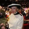 Exclusif - Geneviève de Fontenay - Patrick Sébastien fête ses 40 ans de scène à l'Olympia à Paris, le 14 novembre 2014.