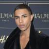 Olivier Rousteing (directeur artistique de la maison Balmain) - Présentation de la collection capsule "BALMAIN x H&M" au Palais Brongniart à Paris, le 3 novembre 2015. © Olivier Borde/Bestimage