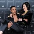 Olivier Rousteing et Kendall Jenner - Défilé de mode "Balmain x H&amp;M" au 23 Wall Street à New York, le 20 octobre 2015. -