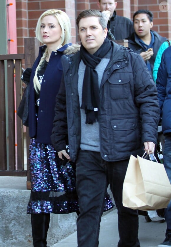 Holly Madison avec son mari Pasquale Rotella le 17 janvier 2014 lors du festival du film de Sundance.