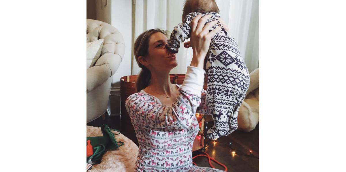 Photo Kristin Cavallari et sa fille Saylor lors de son premier Noël