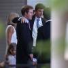 Le prince Harry lors du mariage de son ami Guy Pelly avec Lizzy Wilson le 3 mai 2014 à Memphis.