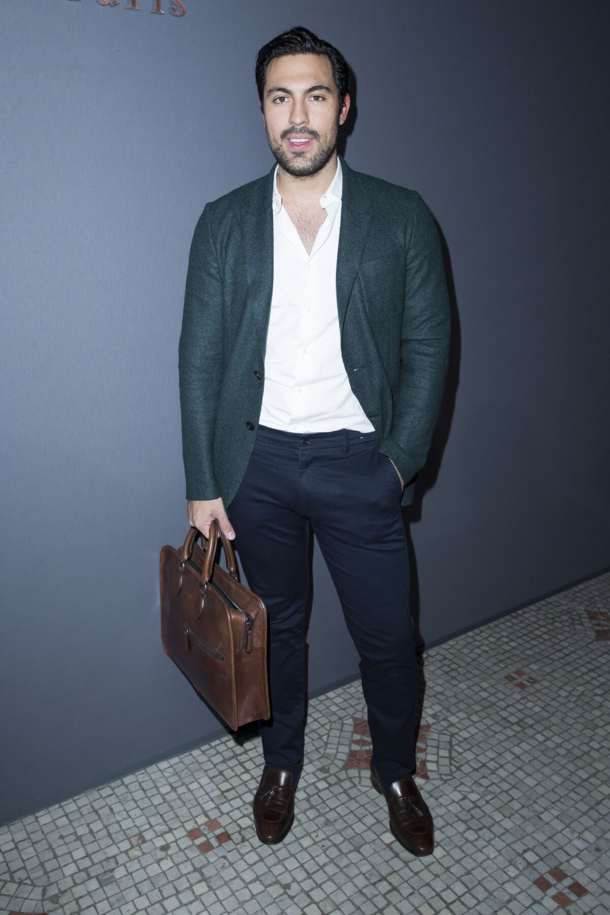 Photo HenriNicolas de Preux Défilé Berluti (collection homme