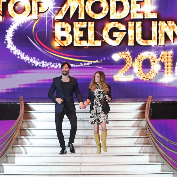Stéphane Rodriguez, Capucine Anav - Election Top Model Belgium 2016 au Lido à Paris le 24 janvier 2016. © Marc Ausset-Lacroix/Bestimage