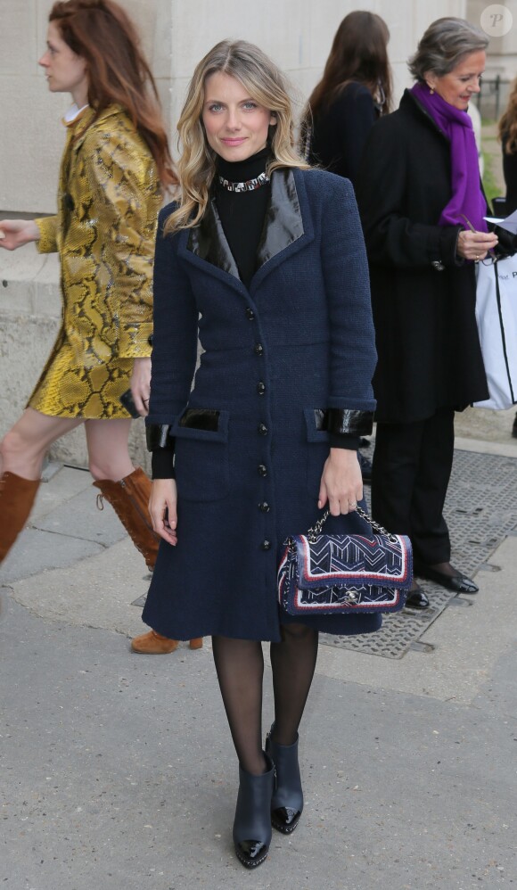 Mélanie Laurent - Arrivées au défilé de mode Haute-Couture "Chanel", collection printemps-été 2016, à Paris. Le 26 janvier 2016