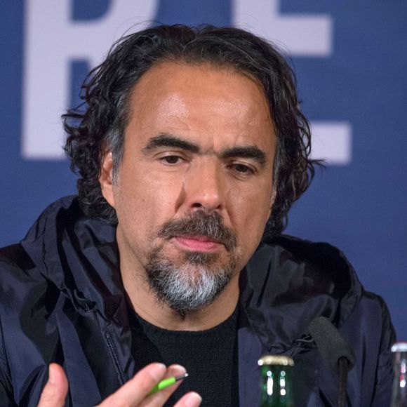 Le réalisateur Alejandro Gonzalez Inarritu - Conférence de presse du film "The Revenant" à l'hôtel Bristol à Paris le 18 janvier 2016.