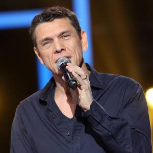 Exclusif - Marc Lavoine - Enregistrement de l'émission "Le Grand Show, hommage à Michel Delpech" le 18 janvier 2016. L'émission a été diffusée sur France 2 le 23 janvier à 20h55. ©Cyril Moreau/Bestimage