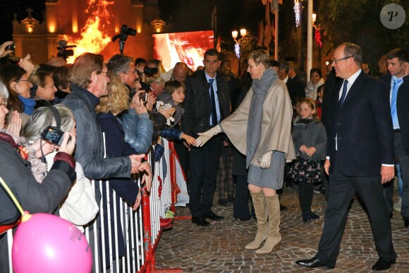 Le prince Albert II de Monaco et la princesse Charlène ont pris part aux traditionnelles célébrations de Sainte Dévote, sainte patronne de la principauté. À Monaco, le 26 janvier 2016. ©Olivier Huitel/Pool restreint Monaco/Bestimage