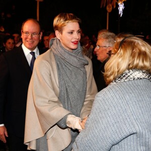 Le prince Albert II de Monaco et la princesse Charlène ont pris part aux traditionnelles célébrations de Sainte Dévote, sainte patronne de la principauté. À Monaco, le 26 janvier 2016. ©Olivier Huitel/Pool restreint Monaco/Bestimage