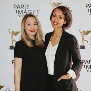 Exclusif - Joy Esther et Sonia Rolland - Soirée de remise des prix du "Paris Images Digital Summit" à Enghien-les-Bains. Le 28 janvier 2016.