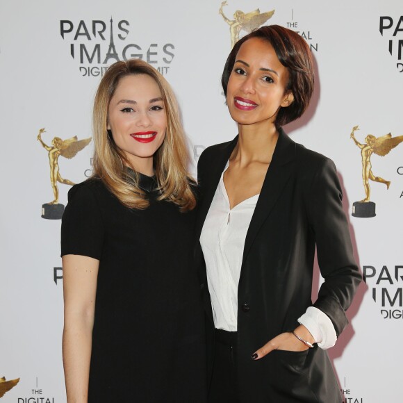Exclusif - Joy Esther et Sonia Rolland - Soirée de remise des prix du "Paris Images Digital Summit" à Enghien-les-Bains. Le 28 janvier 2016.