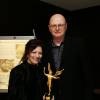 Exclusif - Dennis Muren (créateur d'effets spéciaux américain) et sa femme Zara Pinfold - Soirée de remise des prix du "Paris Images Digital Summit" à Enghien-les-Bains. Le 28 janvier 2016.