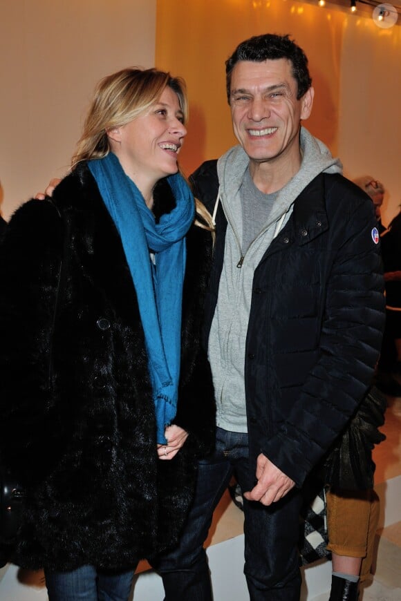 Marc Lavoine et Sarah Lavoine assistent a la presentation Bonpoint a Paris, France le 27 janvier 2016.