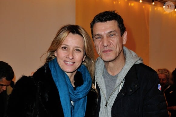 Marc Lavoine et Sarah Lavoine assistent a la presentation Bonpoint a Paris, France le 27 janvier 2016.