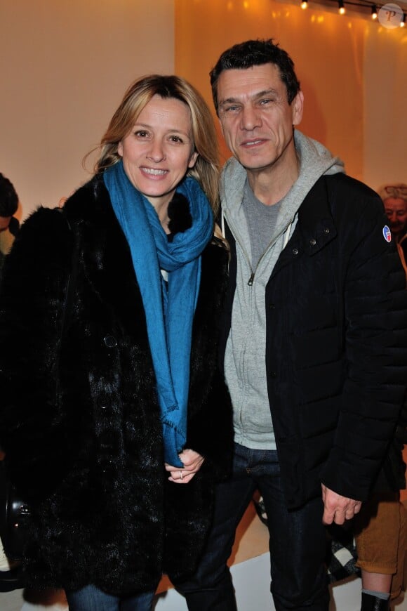 Marc Lavoine et Sarah Lavoine assistent a la presentation Bonpoint a Paris, France le 27 janvier 2016.
