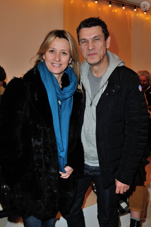 Marc Lavoine et Sarah Lavoine assistent a la presentation Bonpoint a Paris, France le 27 janvier 2016.