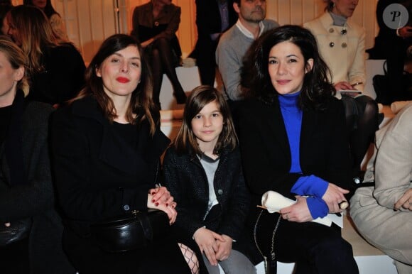 Melanie Doutey, Valerie Donzelli et sa fille assistent à la presentation Bonpoint a Paris, France le 27 janvier 2016.