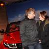 Stanislas Merhar et sa compagne Lola Créton - People à la présentation exclusive du Range Rover "EVOQUE Cabriolet" à la Maison Chapal à Paris. Le 28 janvier 2016 © Veeren / Bestimage