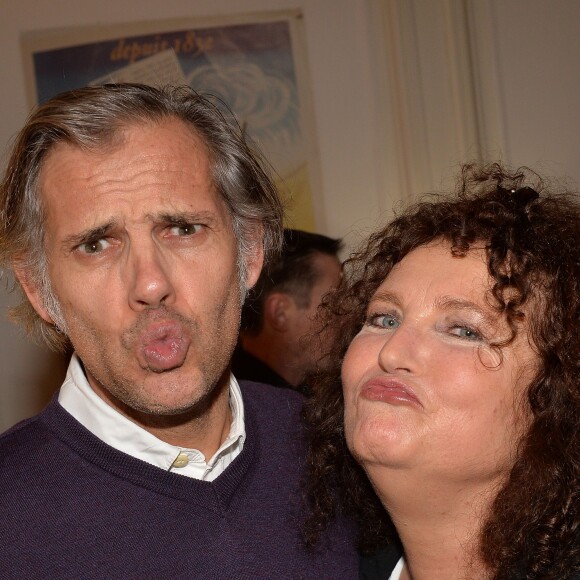 Paul Belmondo et Valérie Mairesse - People à la présentation exclusive du Range Rover "EVOQUE Cabriolet" à la Maison Chapal à Paris. Le 28 janvier 2016 © Veeren / Bestimage