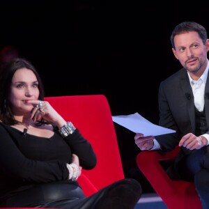Exclusif - Enregistrement de l'émission "Le Divan" présentée par Marc-Olivier Fogiel avec Béatrice Dalle en invité, le 16 janvier 2016. Elle sera diffusée le 2 février 2016, sur France 3. Cyril Moreau/Bestimage